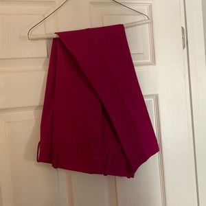 Fuchsia cropped pants